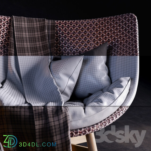 Arm chair - DEDON MBRACE