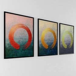 Frame - Circle Paintings Artwork collection 