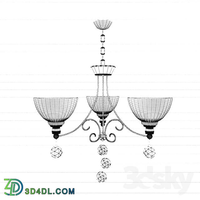 Ceiling light - Chandelier WUNDERLICHT 56472