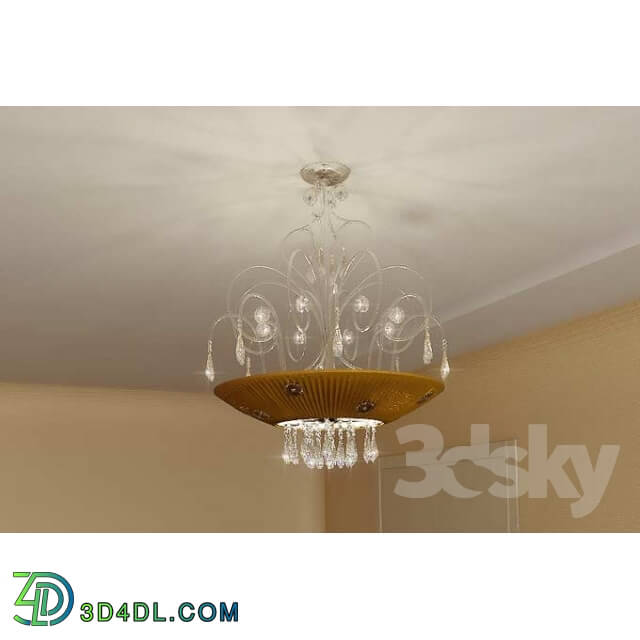 Ceiling light - chandelier ANTIQUES _Stil Lux_ Italy_