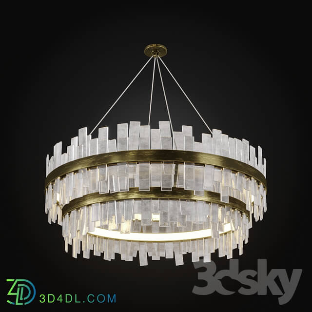 Ceiling light - COUPDETAT Aquitaine Chandelier Two Tier