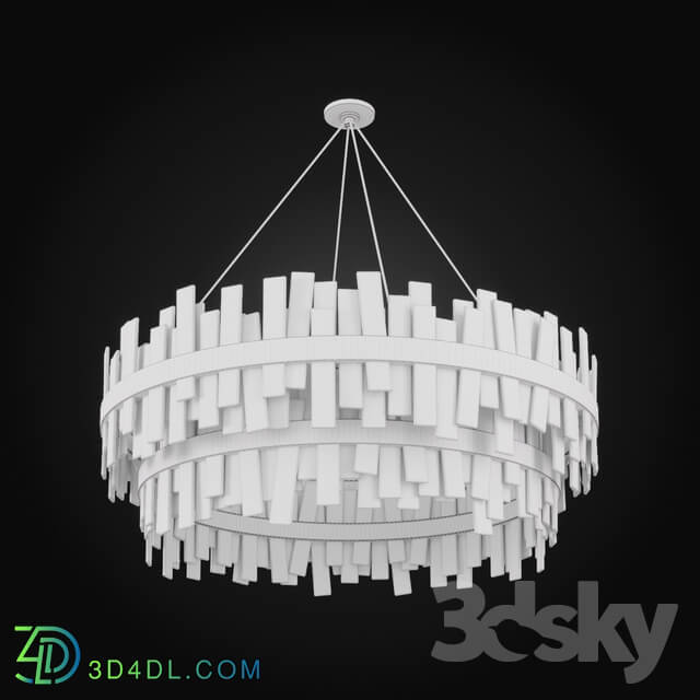 Ceiling light - COUPDETAT Aquitaine Chandelier Two Tier