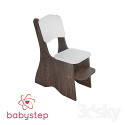 Table _ Chair - OM Chair childrens babystep Loft_ with adjustable footrest 