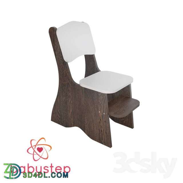 Table _ Chair - OM Chair childrens babystep Loft_ with adjustable footrest