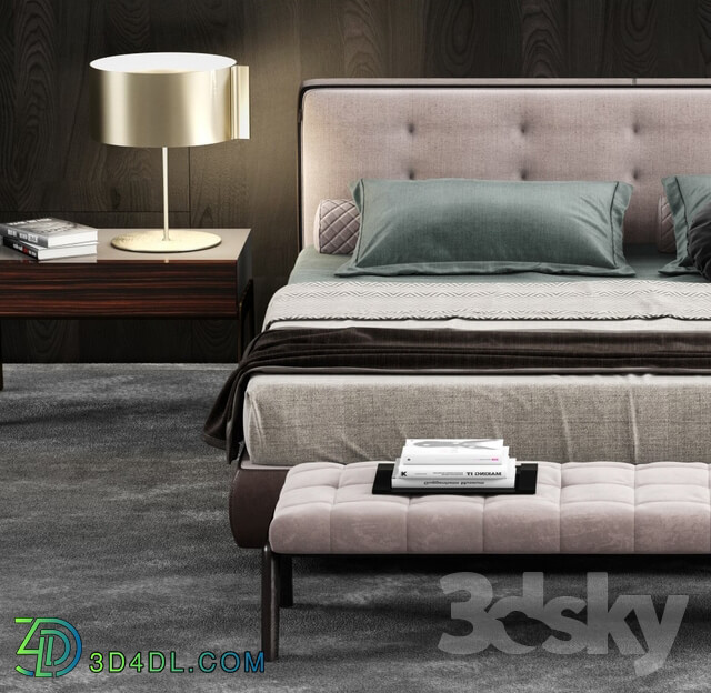 Bed - Minotti Bedford Bed