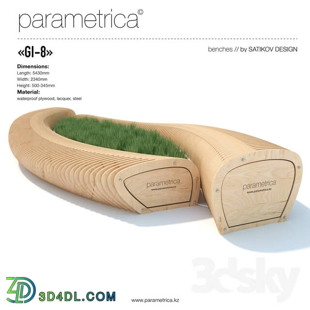 Other architectural elements - The parametric bench _Parametrica Bench GI-8_