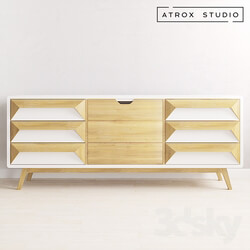Sideboard _ Chest of drawer - Pedestal in Scandinavian style Atrox Studio OM 