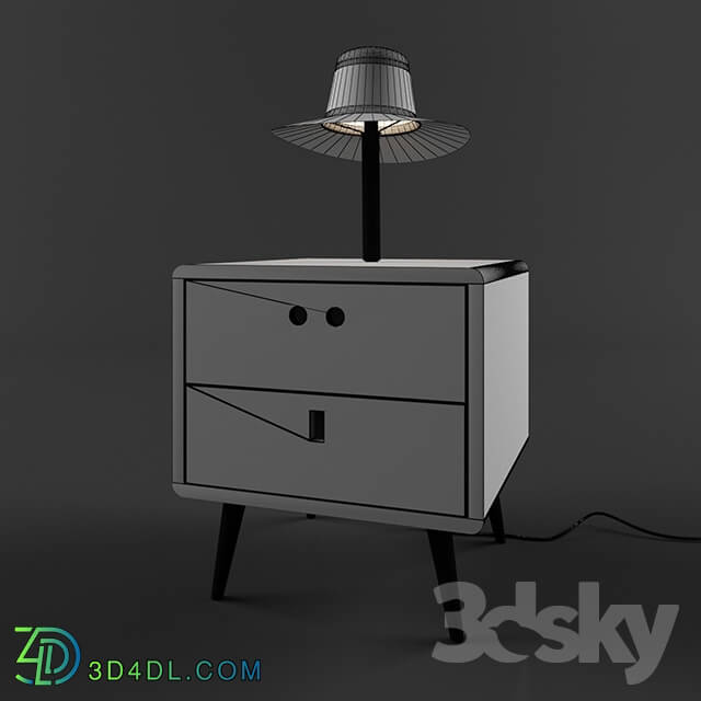 Sideboard _ Chest of drawer - Bedside table -D 01