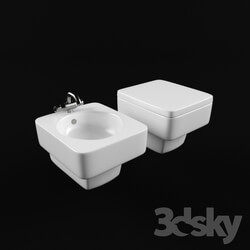 Toilet and Bidet - Mark Newson bathroom range - Ideal Standard 