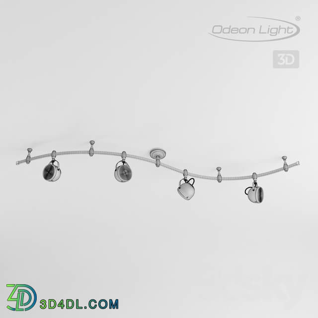 Technical lighting - Flexible track ODEON LIGHT 3803 _ 4TR GRAFFITO