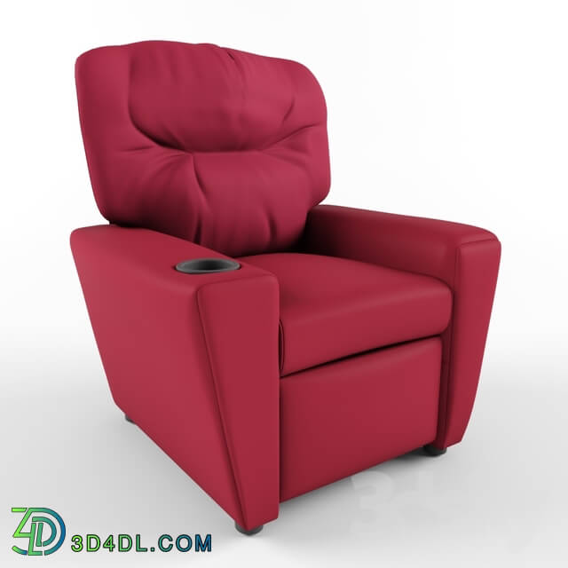 Arm chair - Ashanti Kids Recliner with Cup Holder