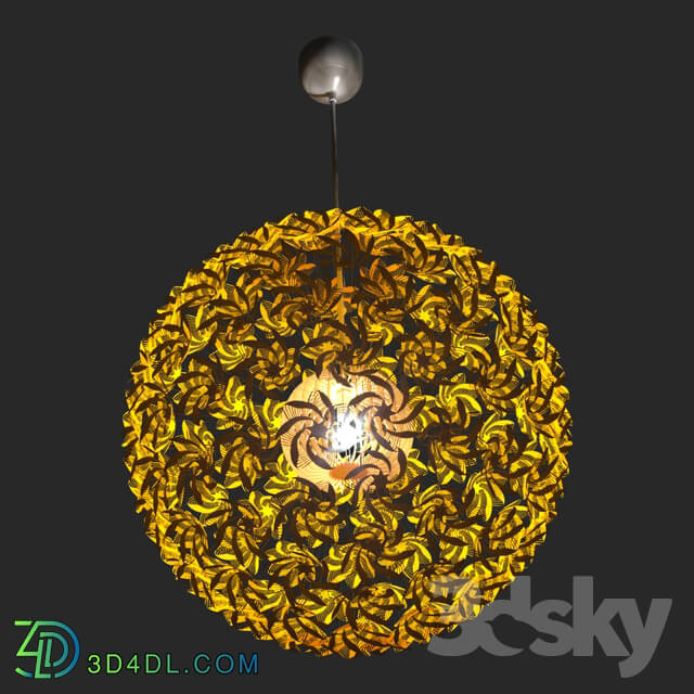 Ceiling light - Grimsas Pendant lamp Yellow IKEA 2019