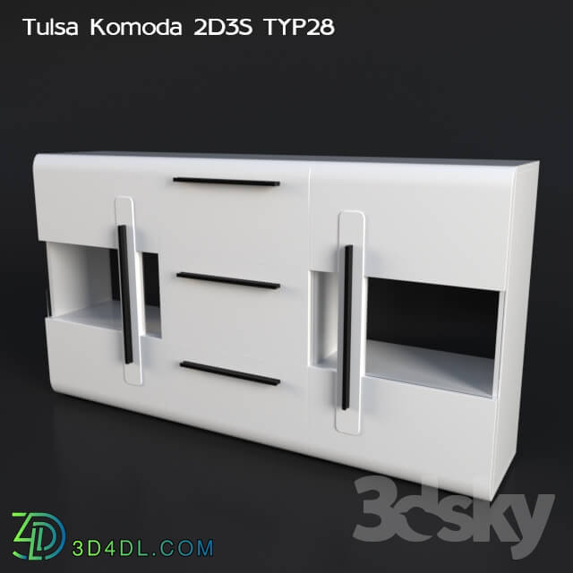 Sideboard _ Chest of drawer - Helvetia Tulsa Komoda 2D3S TYP28