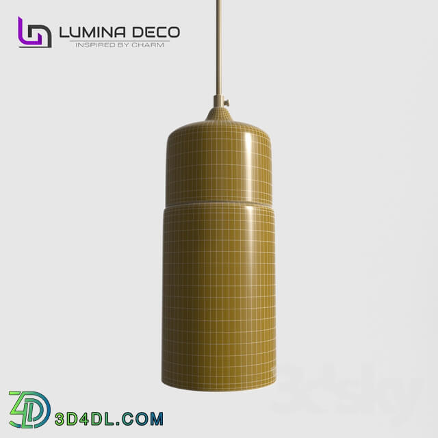 Ceiling light - _OM_ Pendant lamp Lumina Deco Zenia black LDP 6806 _BK_