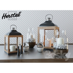 Decorative set - Herstal candle 