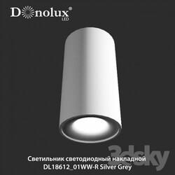 Spot light - LED lamp DL18612 _ 01WW-R Silver Grey 