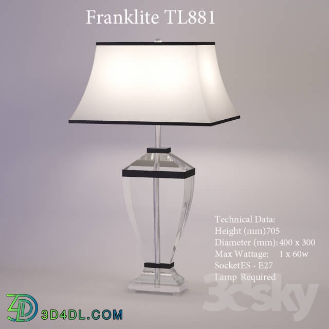 Table lamp - Franklite TL881