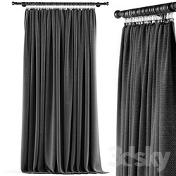 Curtain - Curtains black 