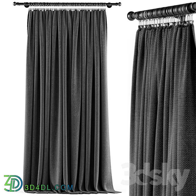 Curtain - Curtains black