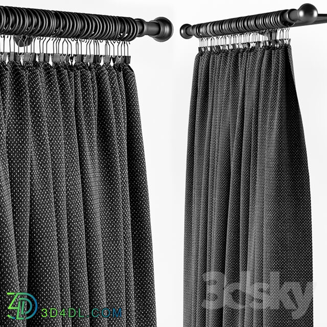 Curtain - Curtains black