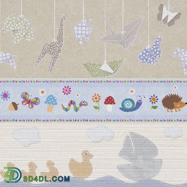 Wall covering - Children__39_s wallpaper collection Rasch Bambino