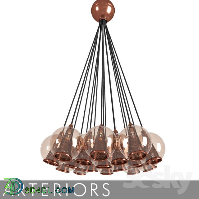 Ceiling light - Arteriors caviar adjustable bouquet