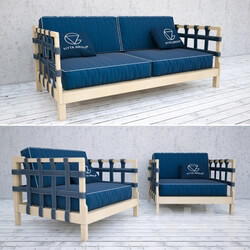 Sofa - VG sofa and chair 