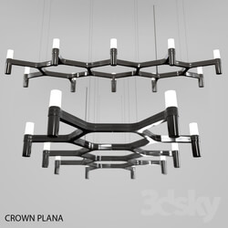 Ceiling light - crown plana 