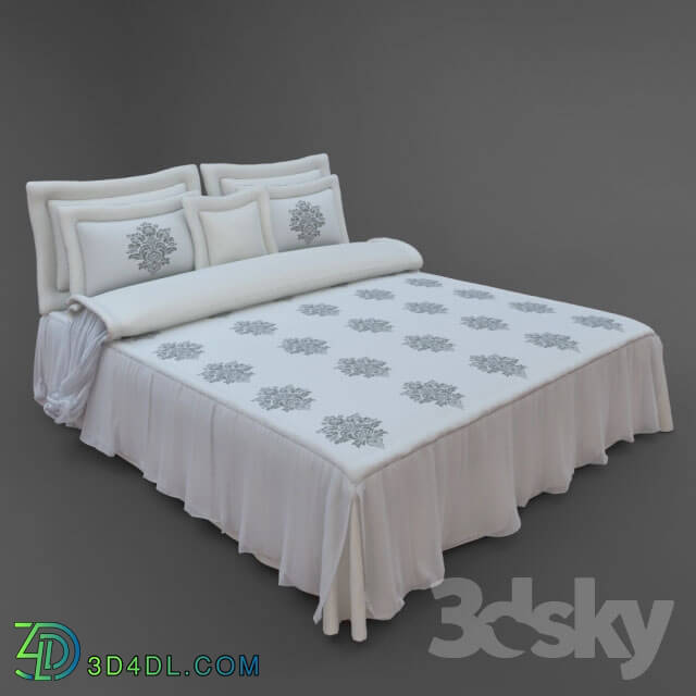 Bed - bedspread_ pillows