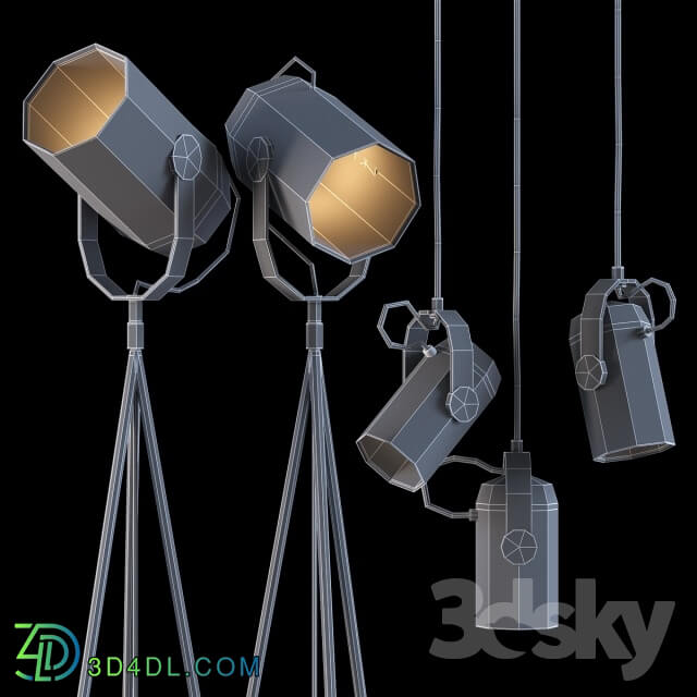 Ceiling light - High floor lamp and Pendant lamp By Le Klint
