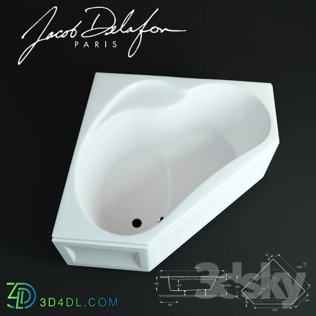 Bathtub - Jacob Delafon Buthtab BAIN-DOUCHE ULTIMATE