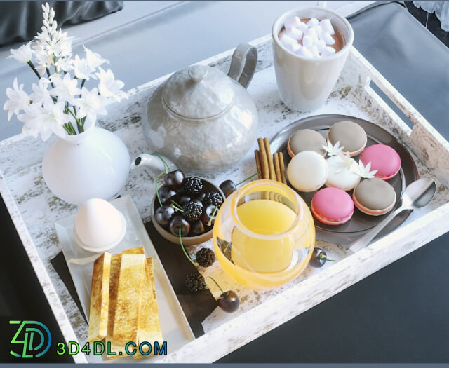 Food and drinks - Breakfast tray