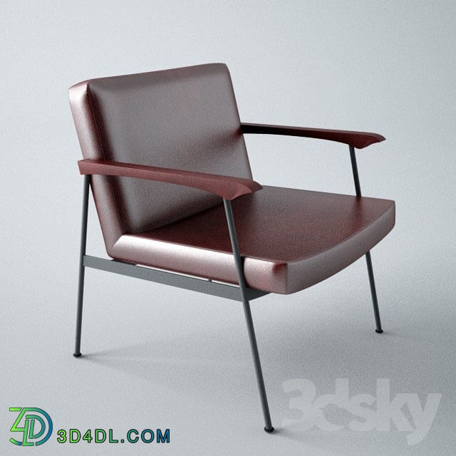 Arm chair - truck_furniture-LEATHER_ARM-chair