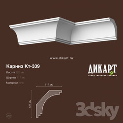 Decorative plaster - KT-339.125Hx117mm 