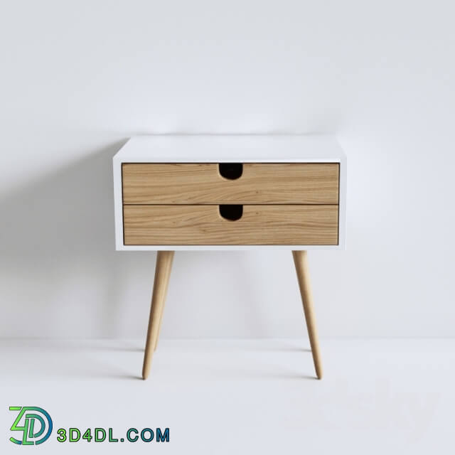 Sideboard _ Chest of drawer - White nightstand