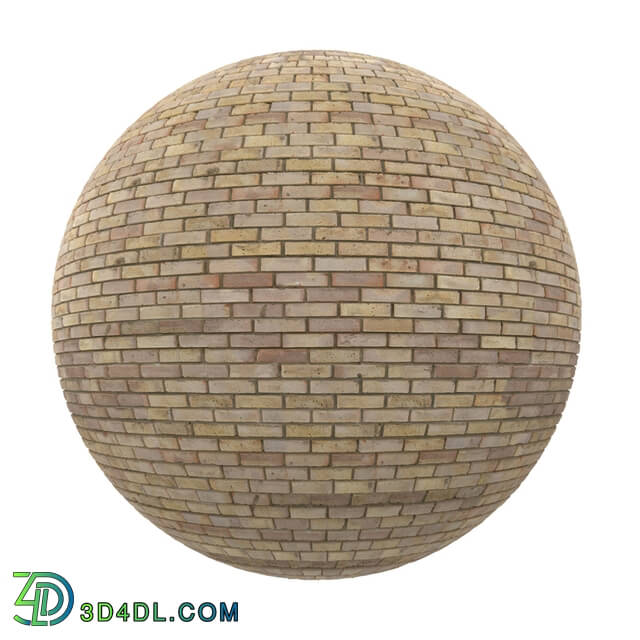 CGaxis-Textures Brick-Walls-Volume-09 yellow brick wall (04)
