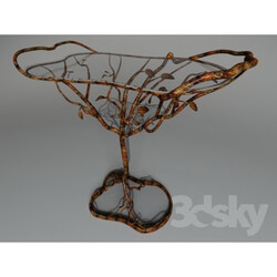 Table - Table-forged tree 