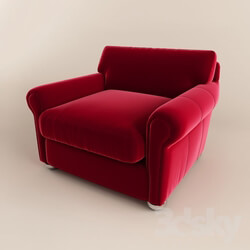 Arm chair - Velvet armchair 