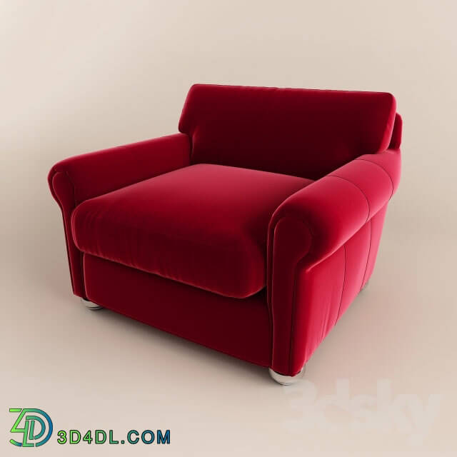 Arm chair - Velvet armchair