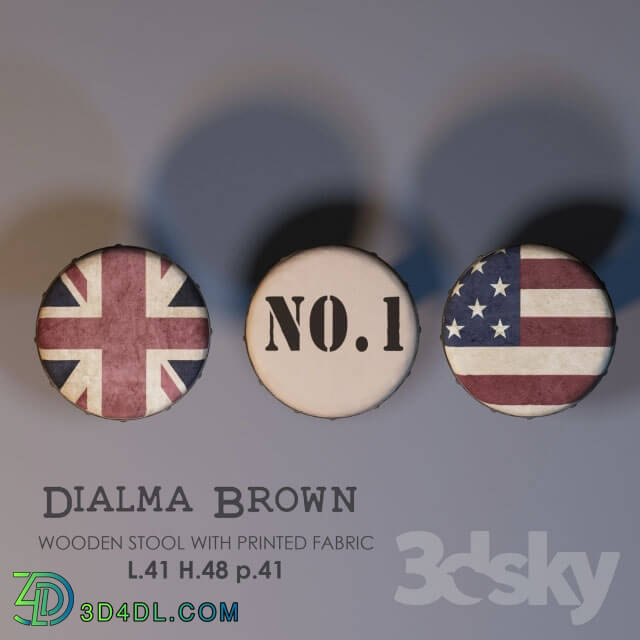 Chair - Dialma Brown STOOL