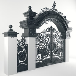 Other architectural elements - Gate Forged Arched 