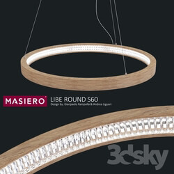 Ceiling light - chandelier Masiero LIBE ROUND S60 