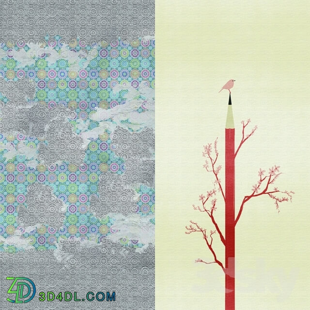 Wall covering - Wall_deco - Contemporary Wallpaper Pack 17