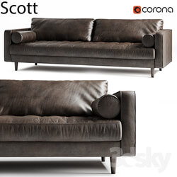 Sofa - Scott 3 Seater Sofa 