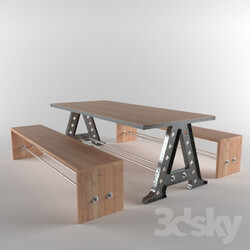 Table _ Chair - A-Frame-Desk 