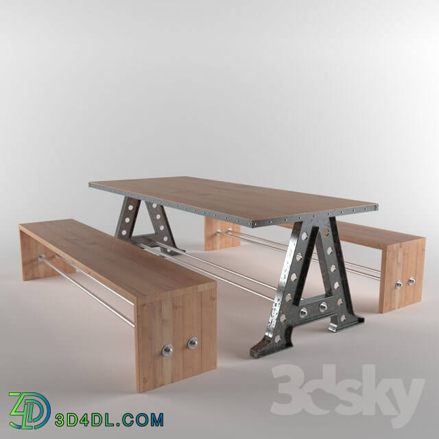 Table _ Chair - A-Frame-Desk