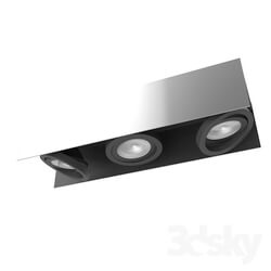Street lighting - 39317 LED ceiling light VIDAGO_ 3x5_4W _LED__ white _ black 