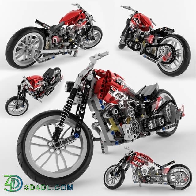 Toy - Lego Technic Motorbike Alternative