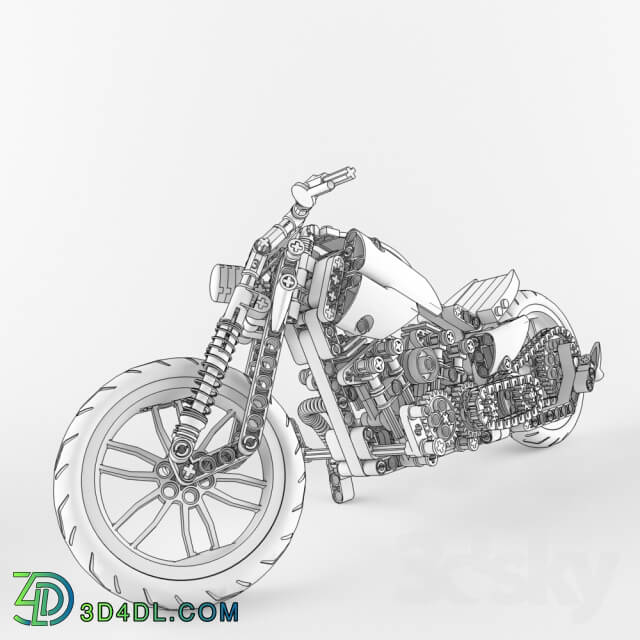 Toy - Lego Technic Motorbike Alternative