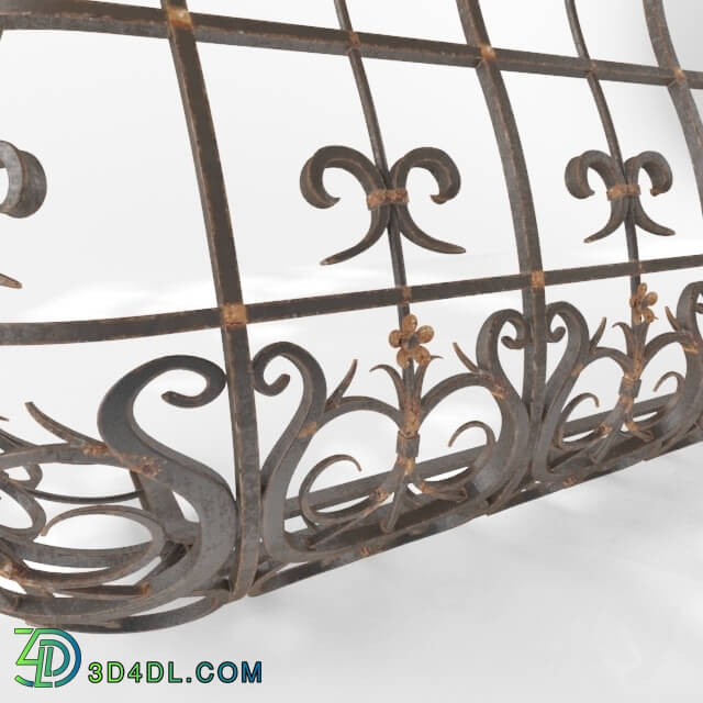 Other architectural elements - Railing balcony curved